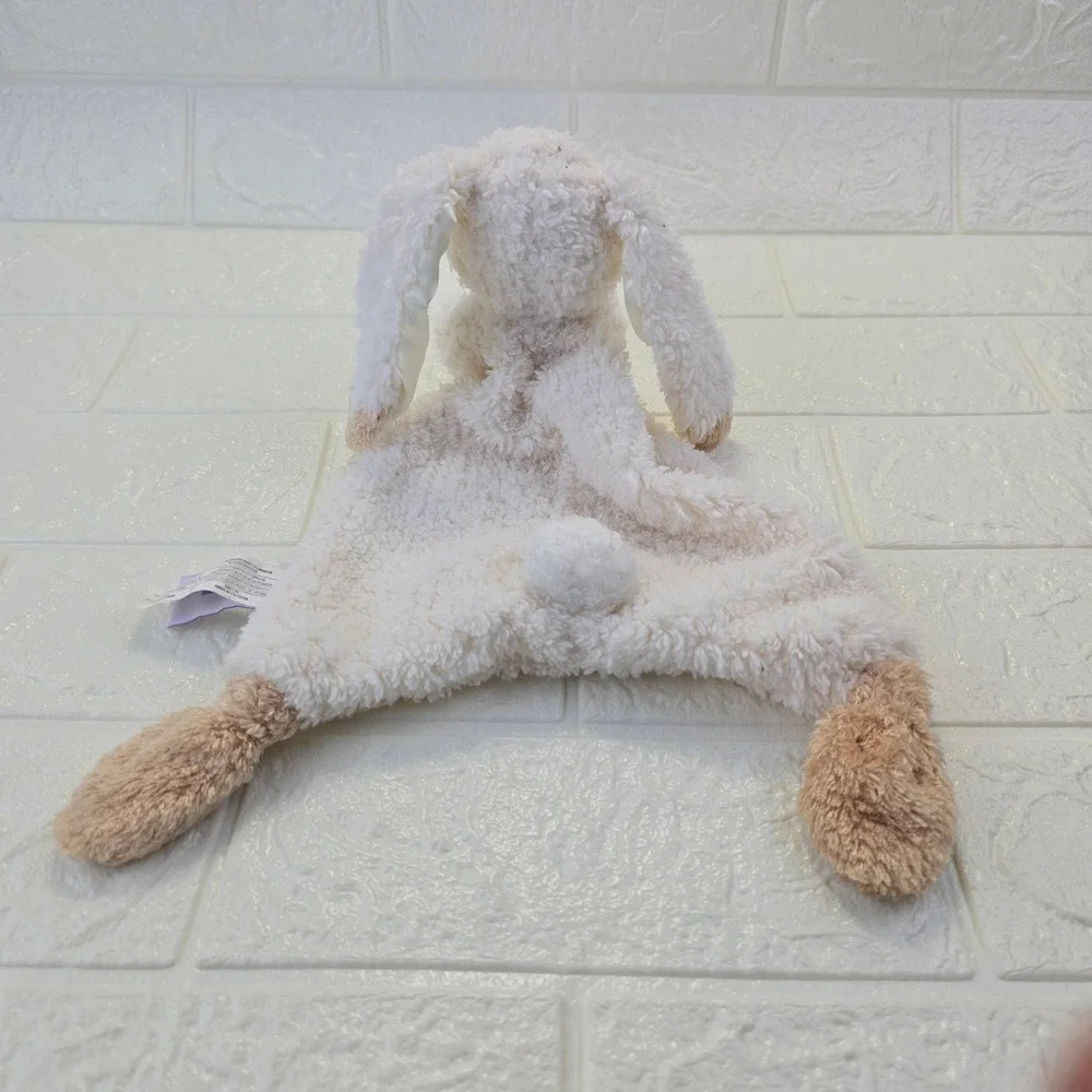 Mary Meyer Putty Bunny Lovey Security Blanket Unisex Cream Tan Sherpa Plush 11